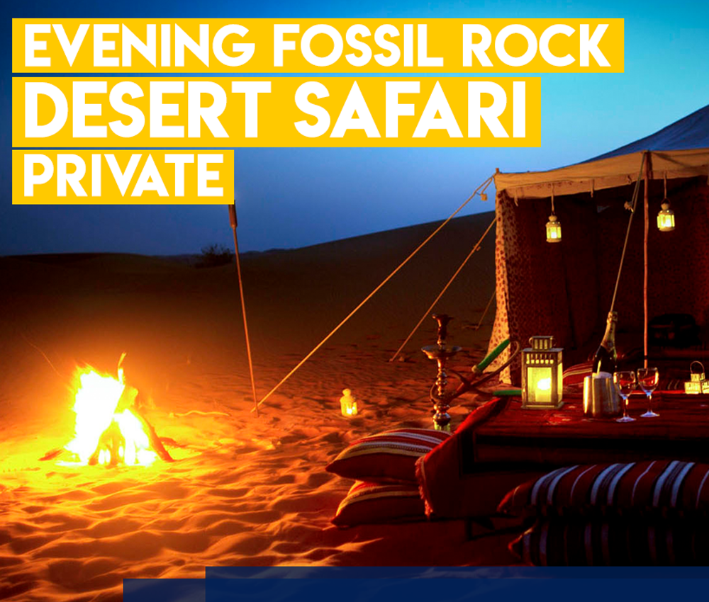 evening private desert safari